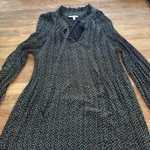 DR2 Bohemian Black Floral Dress